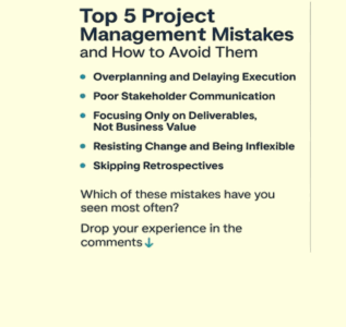 Top 5 Project Management Mistakes and How to Avoid Them
