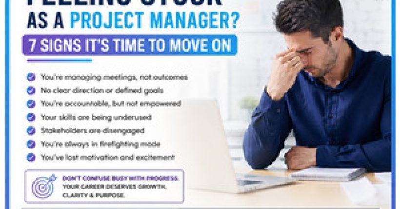 Feeling Stuck as a Project Manager - Learnerskart Website